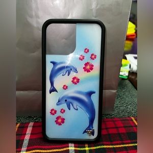 Wild Flower IPhone case Dolphin Love